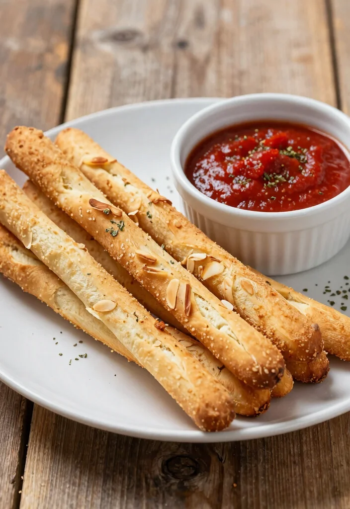 10 Keto Almond Flour Bread Machine Recipes for Easy Baking - 5. Almond Flour Breadsticks 1