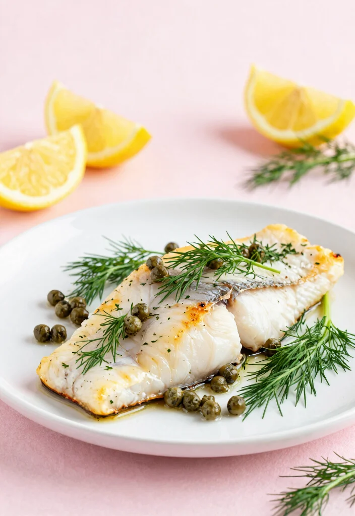 10 Keto Halibut Recipes for Light Flaky Low Carb Dinners - 7. Dill and Capers Baked Halibut 1