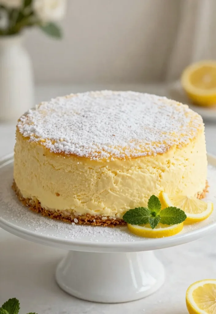 10 Keto Lemon Cake Recipes for Bright Low Carb Sweets - 10. Lemon Ricotta Cake 1