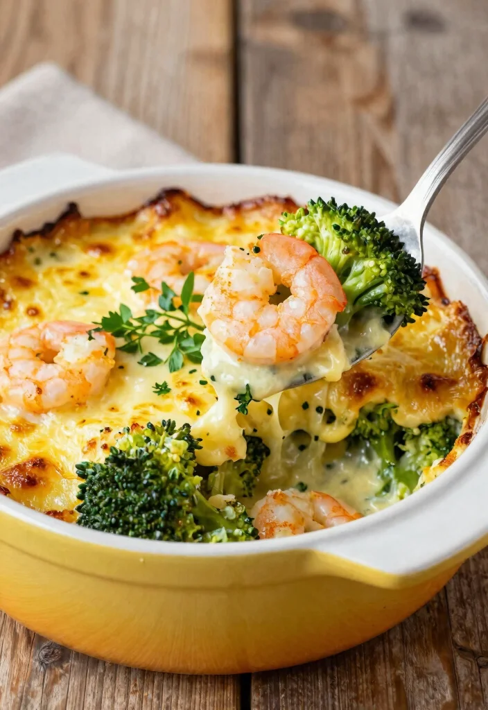 10 Keto Shrimp and Broccoli Recipes for Fast Low Carb Dinners - 4. Shrimp and Broccoli Casserole 1