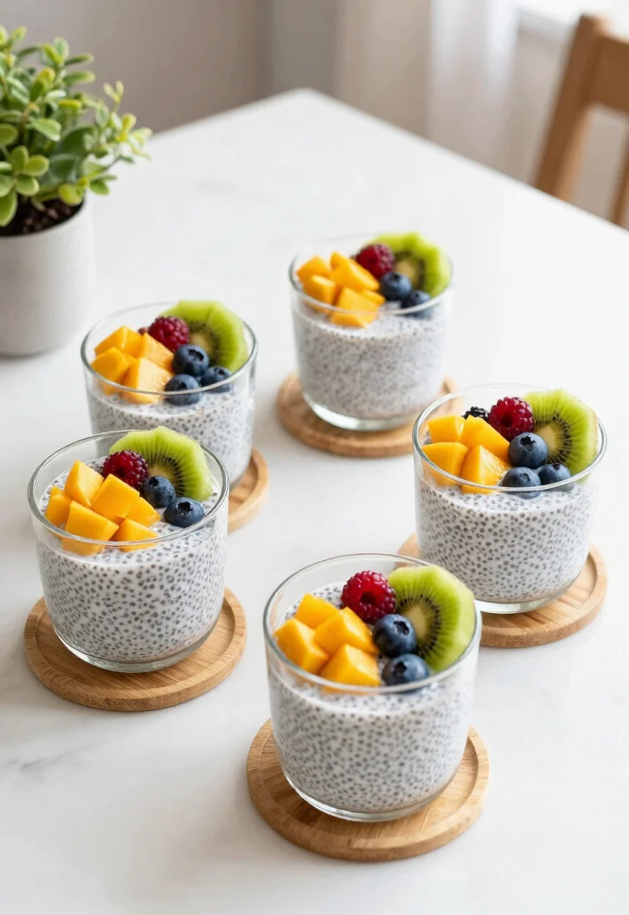10 Low Cholesterol Dessert Recipes for Heart Smart Sweets - 3. Coconut Chia Pudding 1