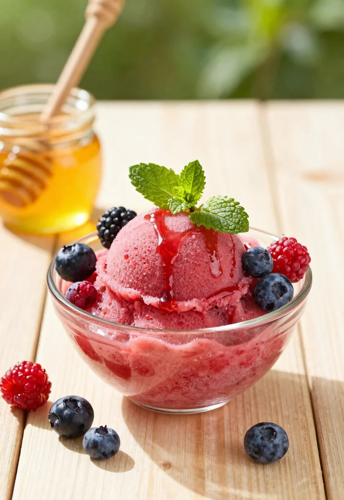 10 Low Cholesterol Dessert Recipes for Heart Smart Sweets - 4. Berry Sorbet 1