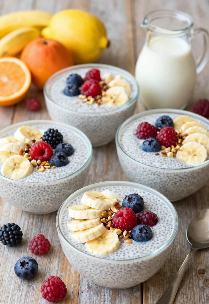 10 Ripe Banana Dessert Recipes for Naturally Sweet Baking - 4. Banana Chia Pudding 1