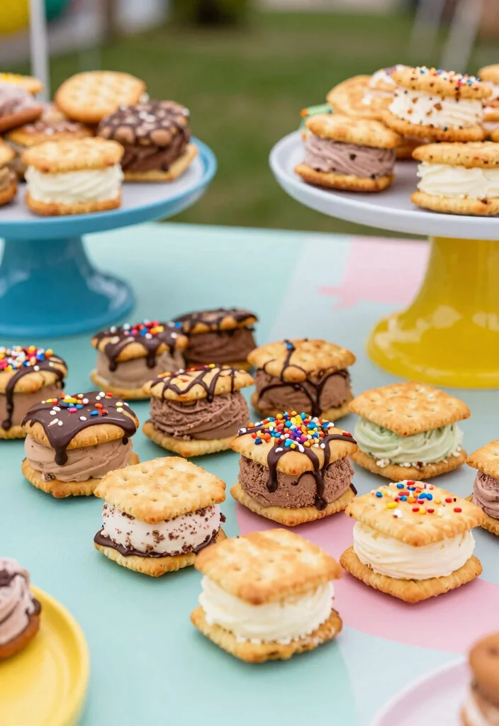 10 Saltine Cracker Dessert Recipes for Sweet and Salty Bakes - 10. Saltine Cracker Ice Cream Sandwiches 1