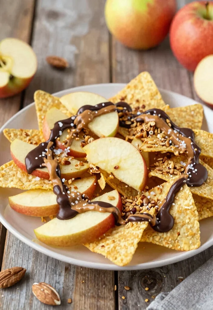 10 Vegan Apple Recipes for Sweet and Savory Dishes - 3. Vegan Apple Nachos 1