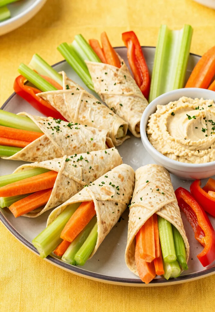 10 Vegan Celery Recipes for Light Crunchy Dishes - 3. Crunchy Celery Wraps 1
