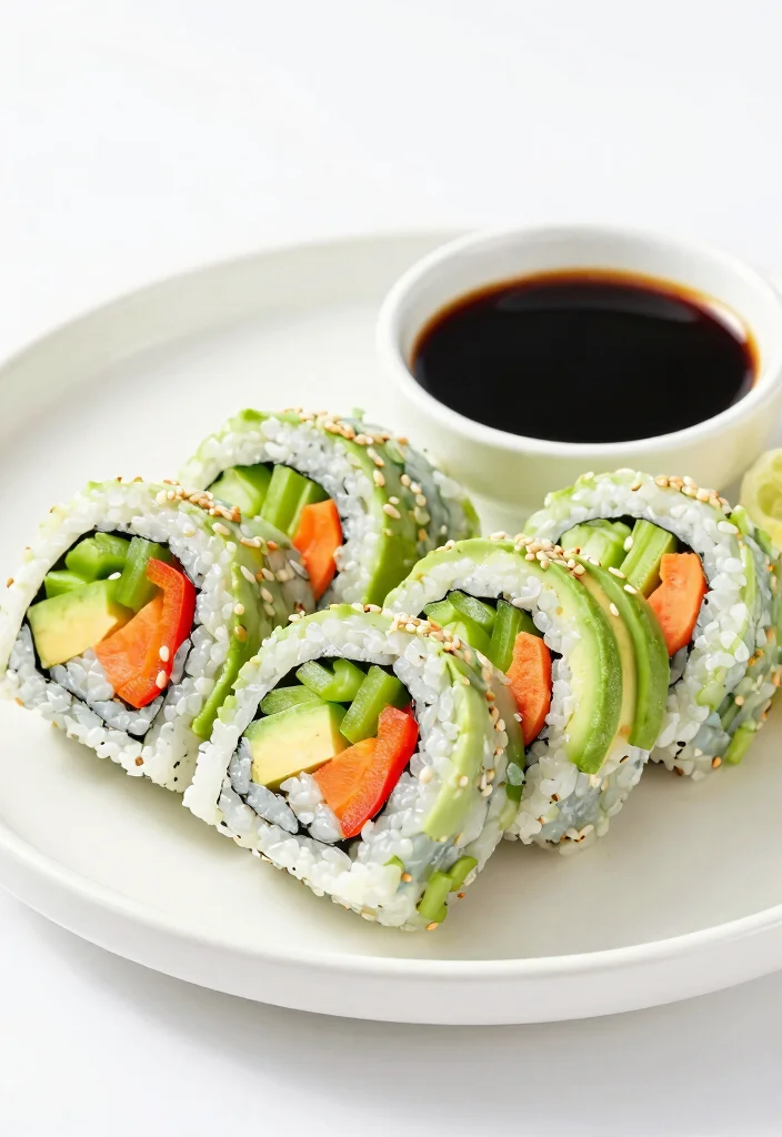 10 Vegan Celery Recipes for Light Crunchy Dishes - 9. Celery Sushi Rolls 1