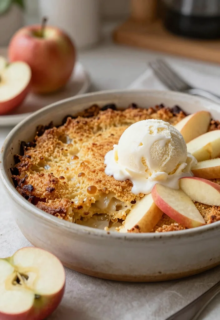 10 Vegan Discard Recipes for Zero Waste Baking - 7. Apple Core Crisp 1