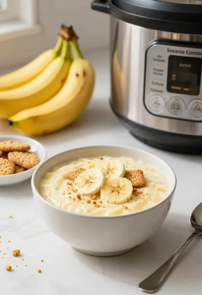 12 Banana Pudding Dessert Recipes for Classic Creamy Comfort - 12. Instant Pot Banana Pudding 1