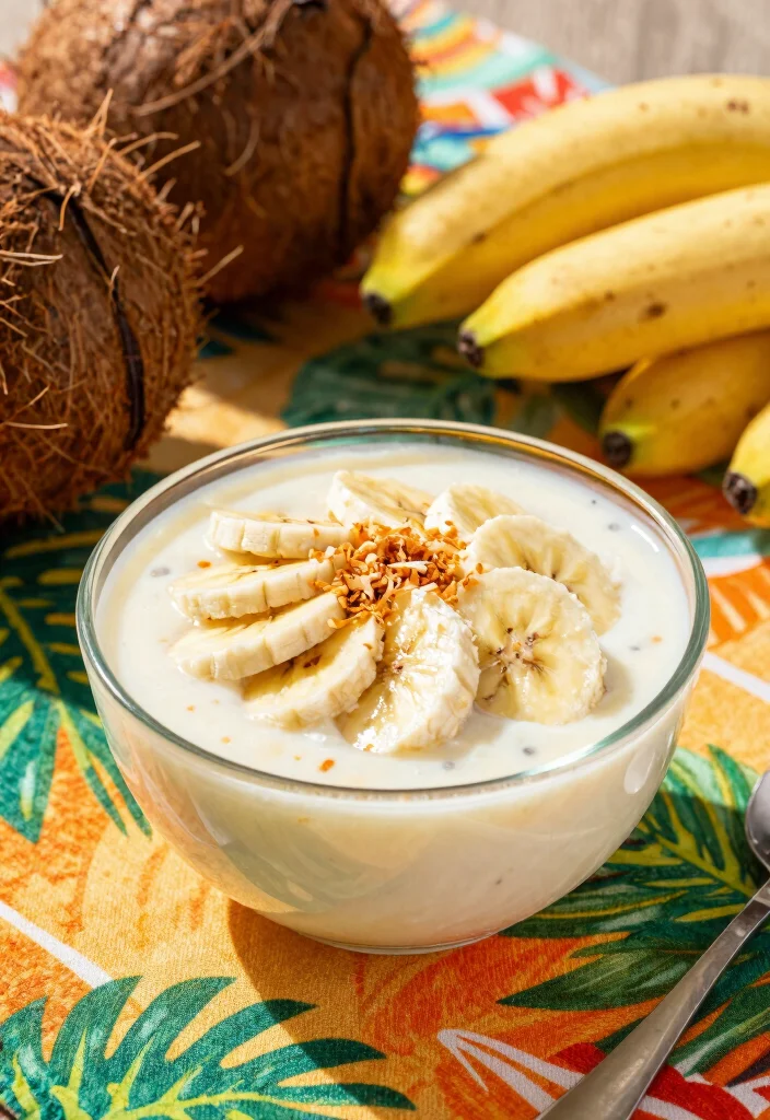 12 Banana Pudding Dessert Recipes for Classic Creamy Comfort - 3. Tropical Coconut Banana Pudding 1