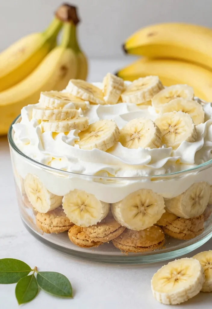 12 Banana Pudding Dessert Recipes for Classic Creamy Comfort - 7. No-Bake Banana Pudding Cake 1