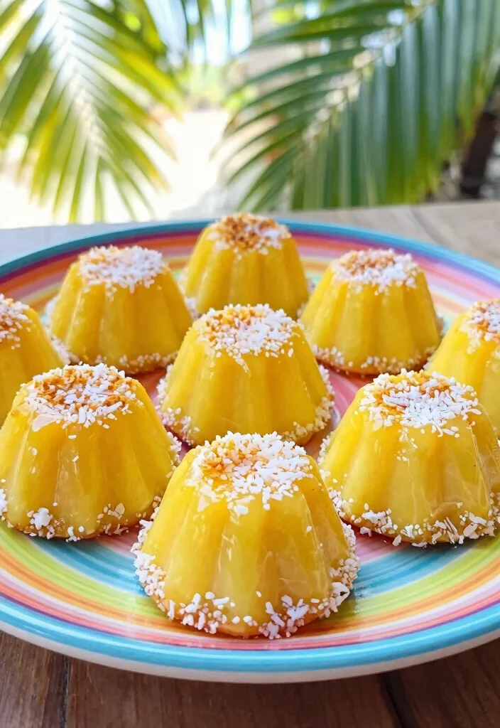 12 Brazilian Dessert Recipes with Traditional Sweet Flavors - 5. Quindim – Coconut and Egg Yolk Delight 1