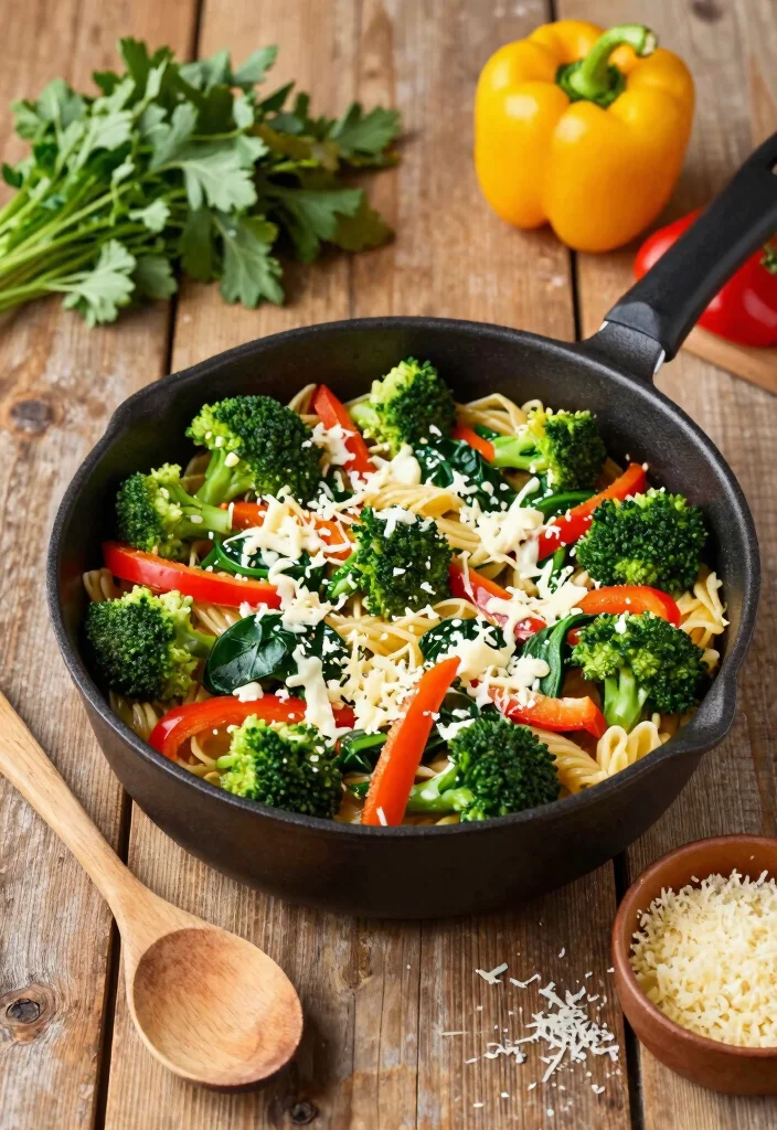 12 Budget Friendly Dinner Recipes That Still Taste Great - 1. One-Pot Cheesy Veggie Pasta 1