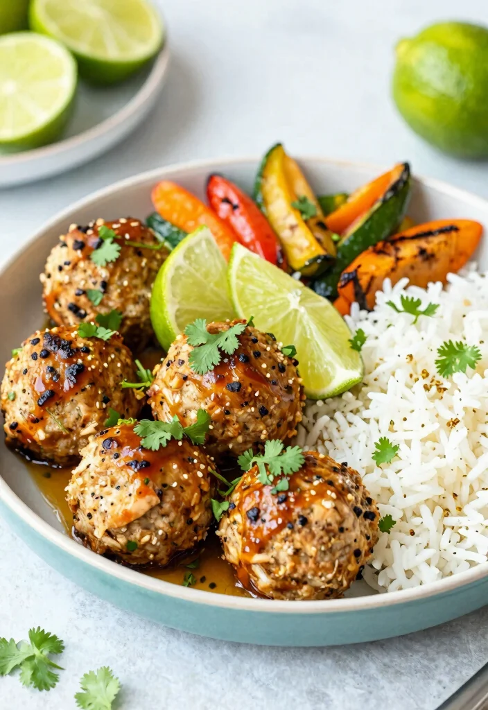 12 Dinner Meatball Recipes for Classic Comfort Nights - 11. Cilantro Lime Chicken Meatballs 1