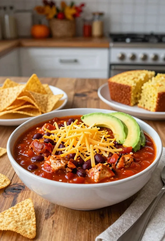 12 Fall Dinner Recipes for Cozy Seasonal Nights 34 12 Fall Dinner Recipes for Cozy Seasonal Nights - 4. Spicy Chicken Chili 1