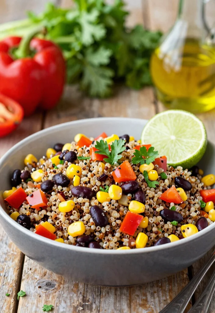 12 Healthy Cajun Recipes with Lighter Spiced Flavor 23 12 Healthy Cajun Recipes with Lighter Spiced Flavor 3. Healthy Cajun Quinoa Salad 0