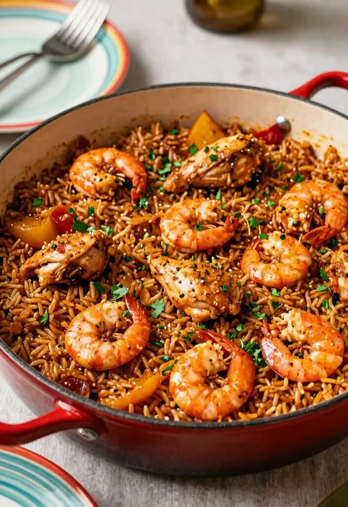 12 Healthy Cajun Recipes with Lighter Spiced Flavor 45 12 Healthy Cajun Recipes with Lighter Spiced Flavor 5. Spicy Yet Healthy Jambalaya 0