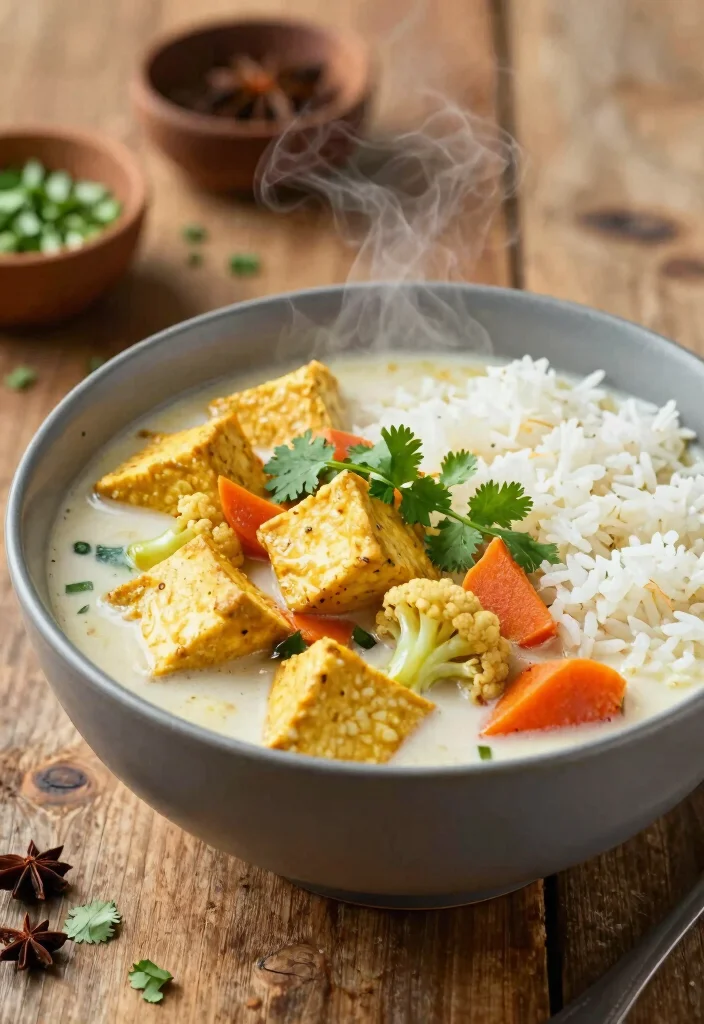 12 Healthy Clean Eating Tofu Recipes for Light Protein Meals - 3. Tofu and Vegetable Curry 1