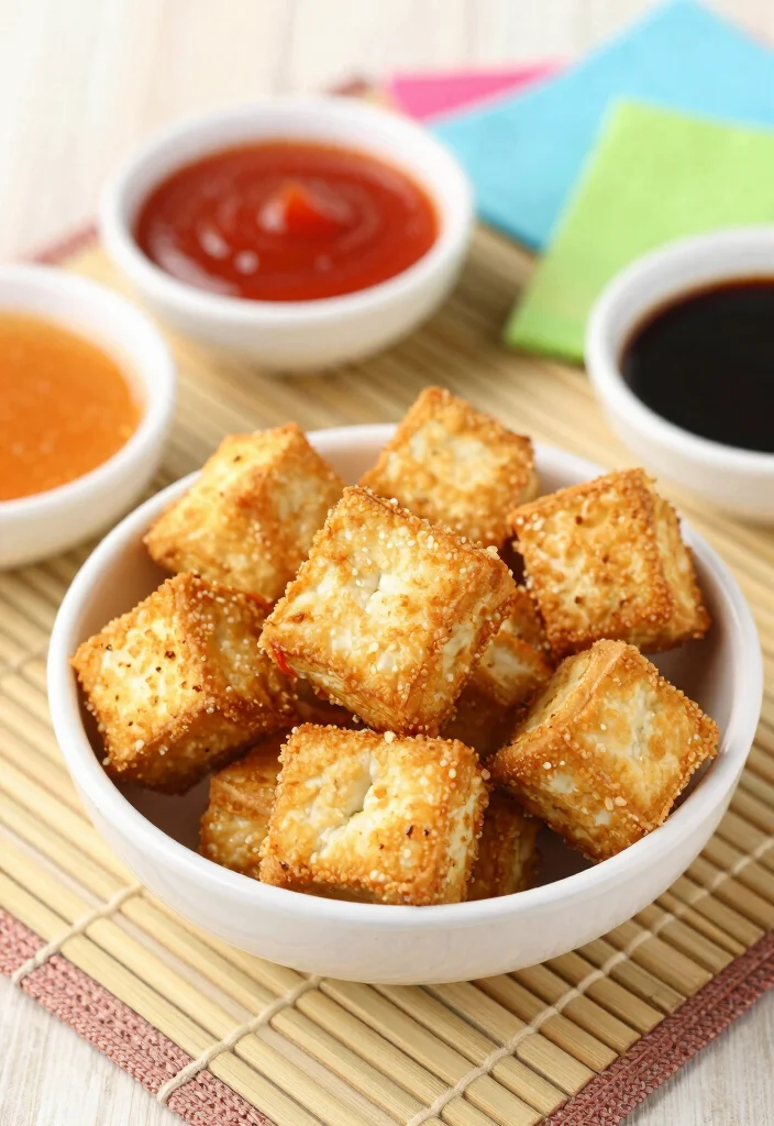 12 Healthy Clean Eating Tofu Recipes for Light Protein Meals - 4. Crispy Baked Tofu Bites 1