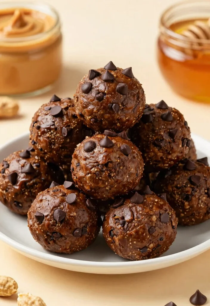 12 Healthy Oat Energy Ball Recipes for Quick Fuel - 9. Dark Chocolate Chip Energy Balls 1