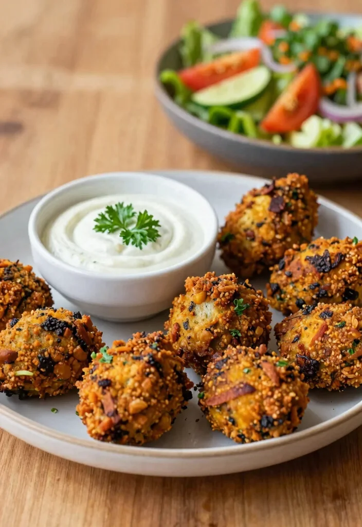 12 Healthy Okara Recipes for High Fiber Plant Based Meals 11. Okara Falafel 0