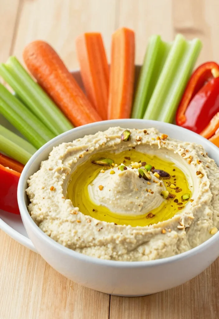 12 Healthy Pistachio Recipes for Nutty Balanced Meals - 2. Spicy Pistachio Hummus 1