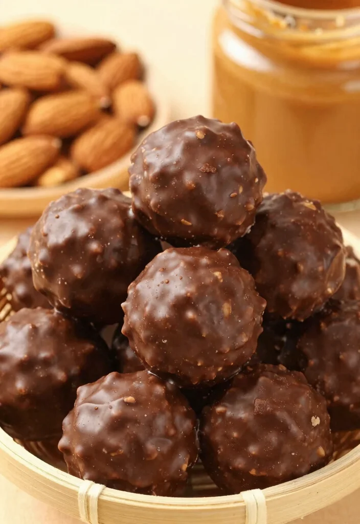 12 High Protein Dessert Recipes for Smart Sweet Fuel - 7. Almond Butter Protein Balls 1