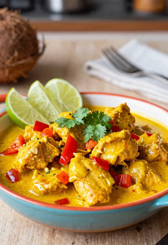 12 Keto Chicken Bake Recipes for Easy Weeknight Meals - 6. Coconut Curry Chicken Bake 1