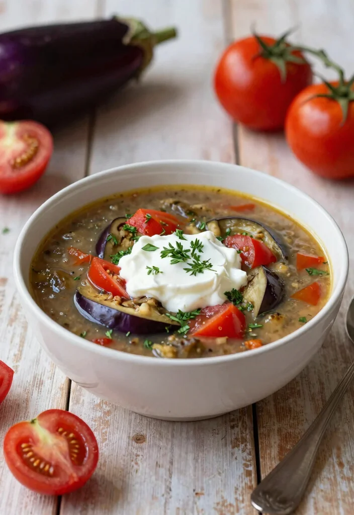 12 Keto Vegetable Soup Recipes for Cozy Low Carb Bowls 100 12 Keto Vegetable Soup Recipes for Cozy Low Carb Bowls - 10. Eggplant and Tomato Soup 1