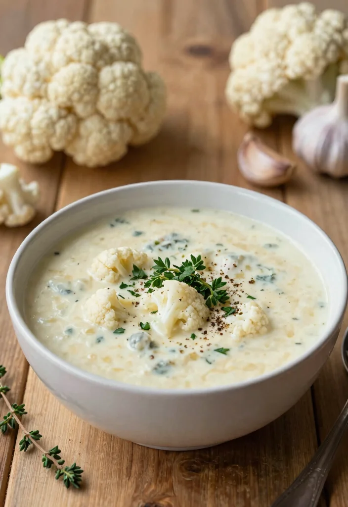 12 Keto Vegetable Soup Recipes for Cozy Low Carb Bowls 23 12 Keto Vegetable Soup Recipes for Cozy Low Carb Bowls - 3. Hearty Cauliflower Chowder 1