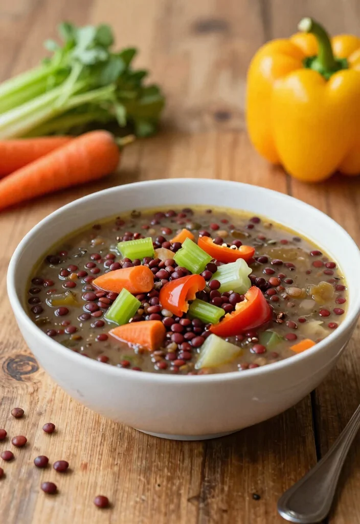 12 Keto Vegetable Soup Recipes for Cozy Low Carb Bowls 56 12 Keto Vegetable Soup Recipes for Cozy Low Carb Bowls - 6. Lentil and Vegetable Soup 1