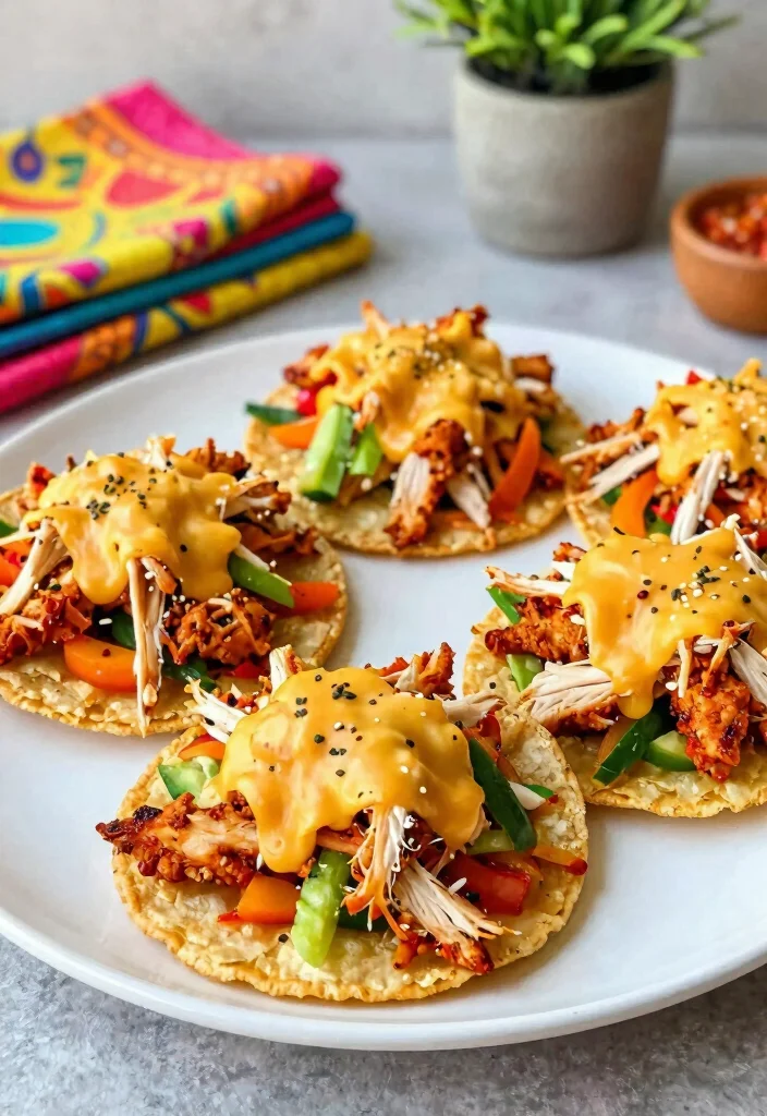 12 Mexican Dinner Recipes with Bold Fresh Flavor - 11. Spicy Chicken Tostadas 1