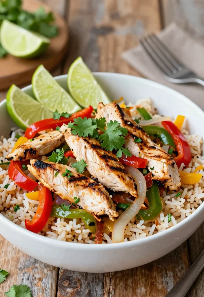 12 Mexican Dinner Recipes with Bold Fresh Flavor - 5. Chicken Fajita Bowls 1