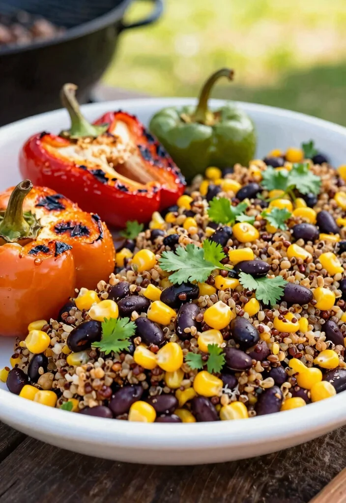 12 Vegan Barbecue Recipes for Smoky Plant Based Flavor 11. Grilled Stuffed Peppers 0
