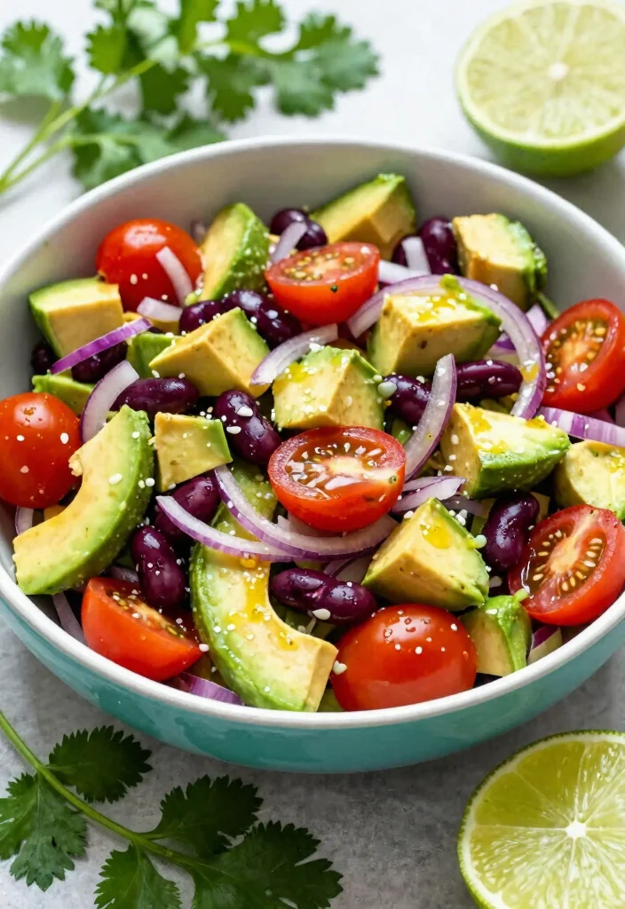 12 Vegan Navy Bean Recipes for Hearty Plant Based Protein 3. Navy Bean Salad with Avocado 0