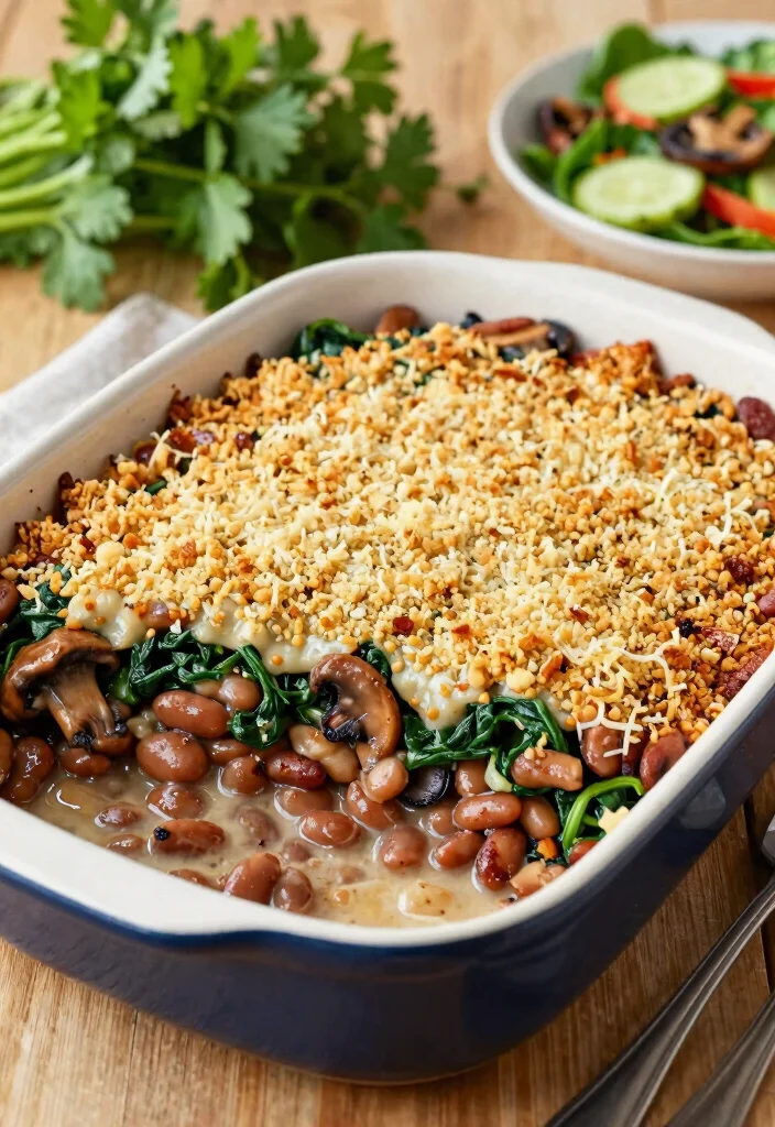 12 Vegan Navy Bean Recipes for Hearty Plant Based Protein 4. Savory Navy Bean Casserole 0