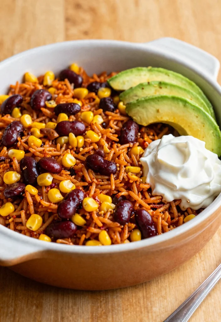 12 Vegan Rice Casserole Recipes for Comforting Family Meals - 10. Chili and Rice Casserole 1