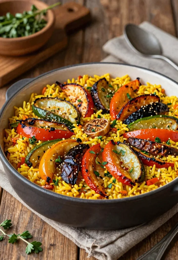 12 Vegan Rice Casserole Recipes for Comforting Family Meals - 8. Ratatouille Rice Casserole 1