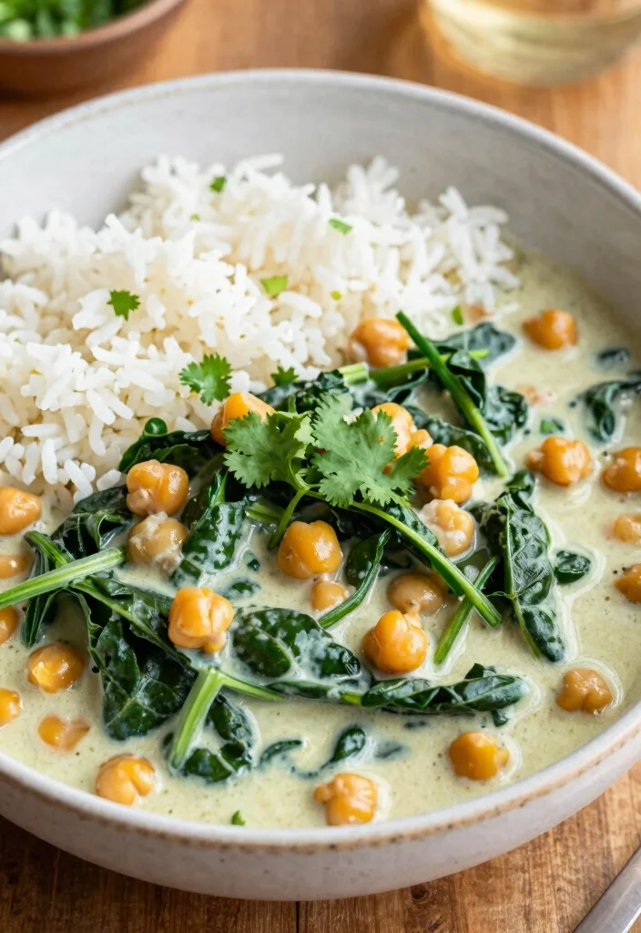 12 Vegan Swiss Chard Recipes for Hearty Greens Based Meals - 8. Swiss Chard and Chickpea Curry 1